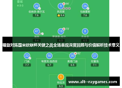 福登对阵国米欧联杯关键之战全场表现深度回顾与价值解析技术意义